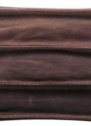 Мужская кожаная сумка планшет manufatto, коричневый8 фото