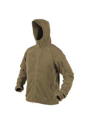 Флисовая кофта helikon-tex cumulus heavy fleece - coyote (bl-cmb-hf-11) xs