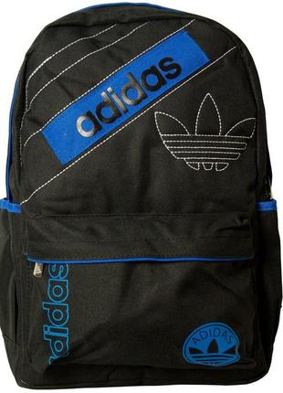 Рюкзак  bag 2828-4 blue, черный/синий 13 л
