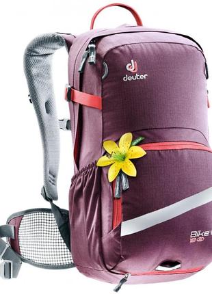 Велорюкзак женский bike i 18 sl 5554 aubergine-coral deuter 3203217