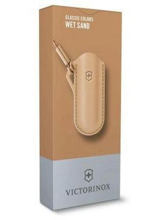 Чехол для ножа victorinox wet sand для classic colors, коричневый3 фото