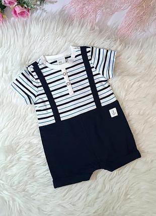 Ромпер песочник комбинезон h&amp;m 0-1 мес