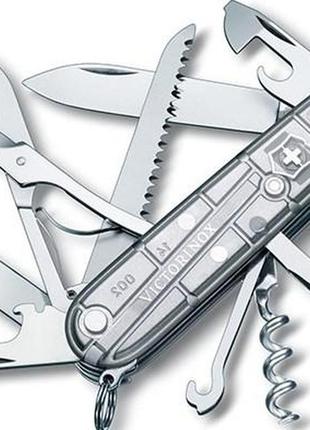 Складной армейский нож victorinox huntsman серебристый1 фото