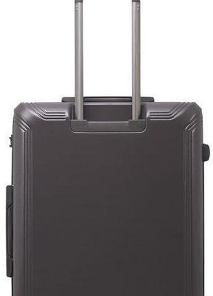 Пластиковый чемодан средний echolac civil 44л серый2 фото