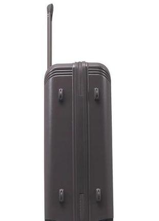 Пластиковый чемодан средний echolac civil 44л серый3 фото