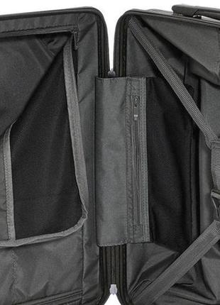 Пластиковый чемодан средний echolac civil 44л серый5 фото