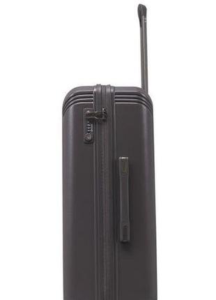 Пластиковый чемодан средний echolac civil 44л серый4 фото