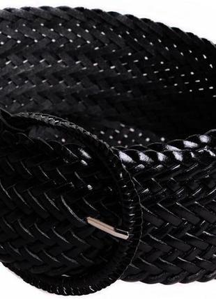 Ремень женский lazar черный ширина 6.5см5 фото