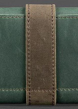 Женское кожаное портмоне blanknote зеленый2 фото