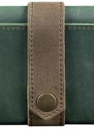 Женское кожаное портмоне blanknote зеленый1 фото