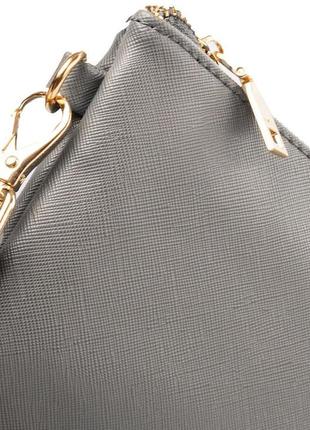 Женская сумка-клатч amelie galanti серый5 фото