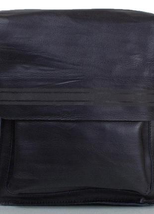 Мужская кожаная сумка dovhani черная