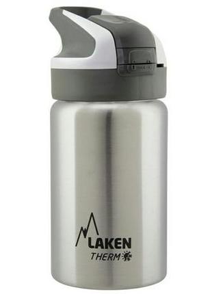 Термобутылка laken summit thermo bottle серая на 0,35л