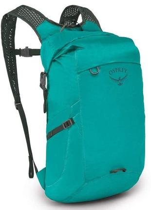 Рюкзак городской osprey ul dry stuff pack 20 л, бирюзовый