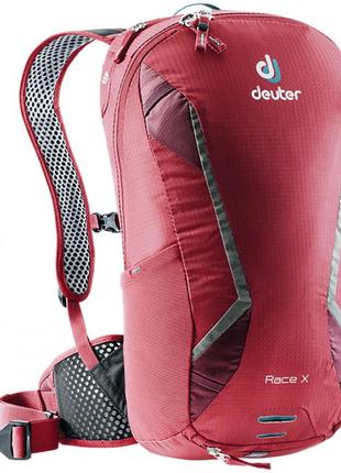 Туристический рюкзак deuter race x 3207118 5528, 12л. бордовый1 фото