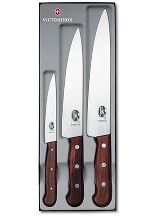 Набор кухонных ножей victorinox wood carving3 фото