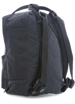 Городской рюкзак fjallraven kånken mini 7л., 23561 black черный3 фото