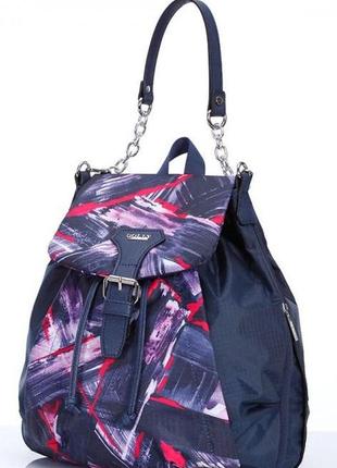 Стильный городской рюкзак  dolly 371 только в черном цвете4 фото