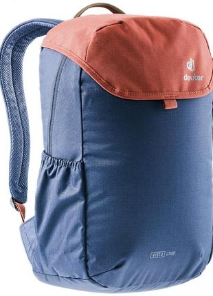 Туристический рюкзак deuter, из ткани, синий, 16л