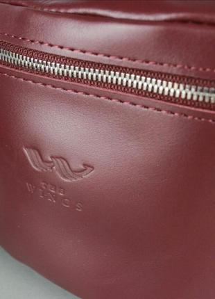 Женская сумка на пояс the wings beltbag розовая4 фото