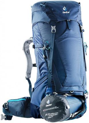 Туристический рюкзак deuter futura vario 50+10 3402118 4701, 60л. черный4 фото