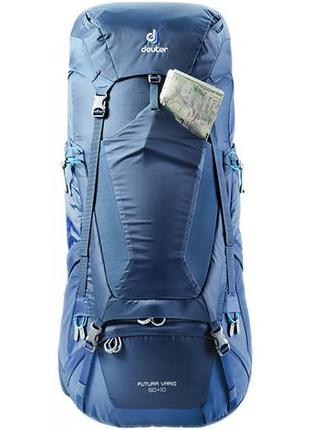 Туристический рюкзак deuter futura vario 50+10 3402118 4701, 60л. черный7 фото