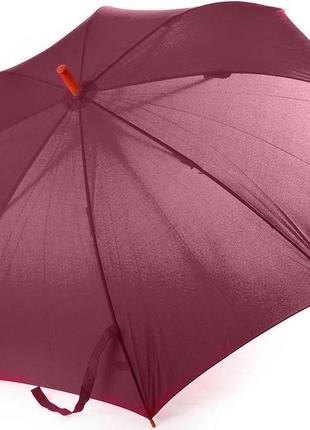 Женский зонт-трость fare, полуавтомат, бордовый