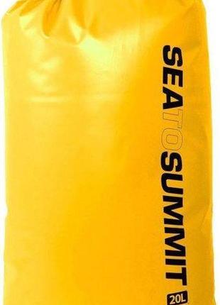 Герметический мешок sea to summit stopper dry bag sts asdb20yw, 20л, желтый