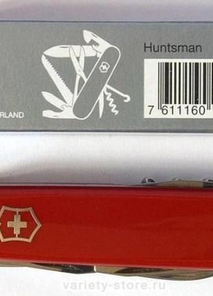 Швейцарский складной нож victorinox huntsman красный4 фото