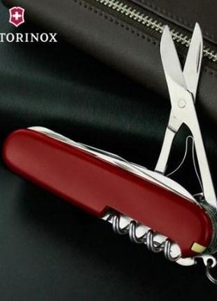 Швейцарский складной нож victorinox huntsman красный5 фото