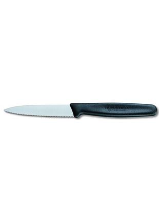 Кухонный нож victorinox, прямой, черный