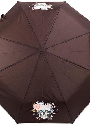 Механический зонт art rain zar3512-76, женский, коричневый
