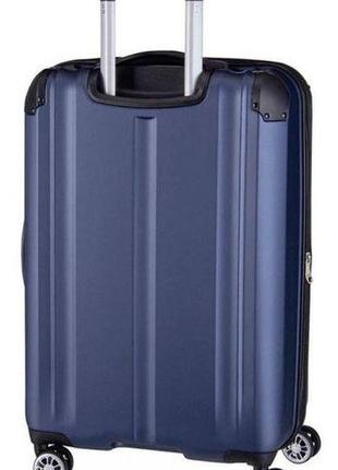 Большой пластиковый чемодан travelite city tl073048-20 78 л, синий4 фото