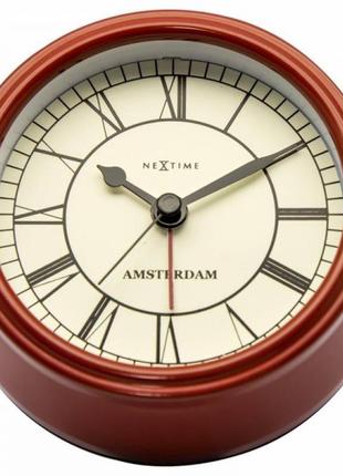 Настенные часы nextime small amsterdam red