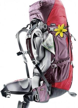 Туристический рюкзак deuter aircontact 60 + 10 sl 3320419 3399, 70л, синий2 фото