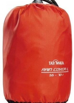 Чехол для рюкзака tatonka rain cover 55-70л оранжевый2 фото