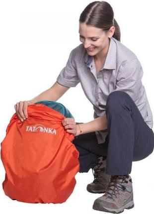 Чехол для рюкзака tatonka rain cover 55-70л оранжевый8 фото