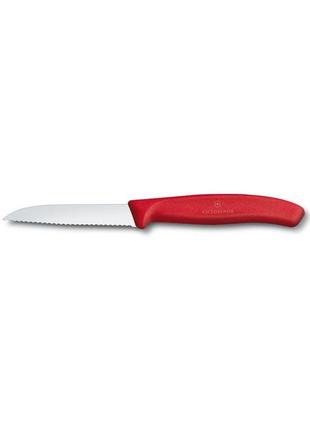 Нож для овощей victorinox swissclassic paring красный1 фото