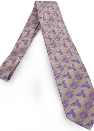 Необычный мужской широкий галстук schonau & houcken (шенау & хойкен) fareps-07 фиолетовый2 фото