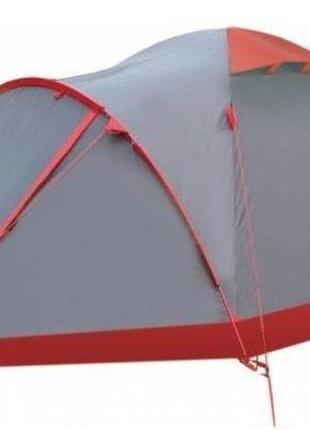 Палатка tramp mountain 4, серый
