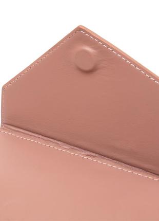 Женский кошелек grande pelle 11360 розовый5 фото