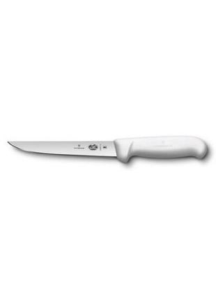 Кухонный нож victorinox fibrox, обвалочный, лезвие 15 см, белый