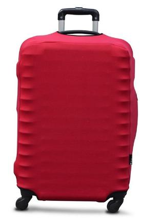 Чехол на чемодан coverbag c0105l-r, красный, 65-75 см