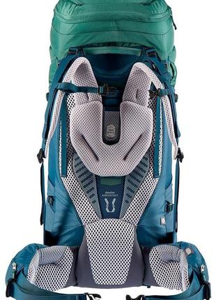 Рюкзак туристический deuter aircontact 60+10л sl зеленый7 фото