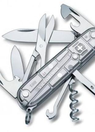 Швейцарский складной нож victorinox climber, прозрачный1 фото