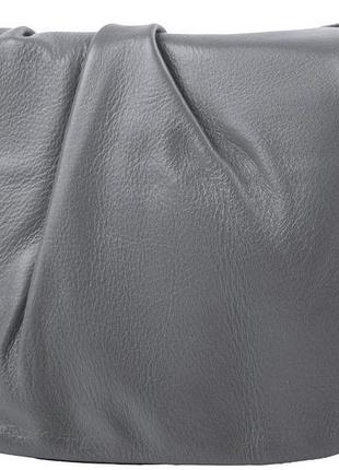 Кожаная женская сумка vito torelli серый