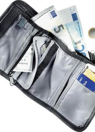 Удобный кошелек deuter travel wallet dresscode 3942616 7013 цвет серый4 фото