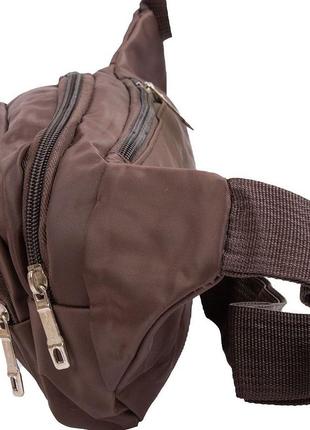 Мужская поясная сумка valiria fashion коричневый5 фото