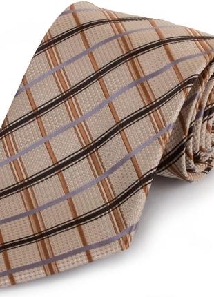 Традиционный мужской широкий галстук schonau & houcken (шенау & хойкен) fareps-90 бежевый