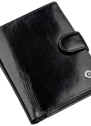Классическое мужское портмоне boston 18813 черный, черный